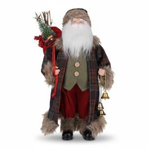 Customized <b>Santa's</b> Statue Windows Vintage Deep Blue Big Size <b>Christmas</b> Ornaments - Product Image 2