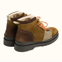 Baskets montantes de haute qualité pour hommes Bottes de randonnée en cuir suédé d'extérieur antidérapantes toutes saisons