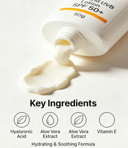 <span class=keywords><strong>Crema</strong></span> Solare OEM SPF <span class=keywords><strong>50</strong></span> UVA/UVB Resistente all'Acqua per <span class=keywords><strong>Viso</strong></span> e Corpo con Effetto Sbiancante - Product Image 3