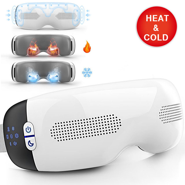 Eye Vibration Multifunctional Massager Machine Customized Wireless Eye Fatigue Migraines Electric Cooling Heating Eye Massager