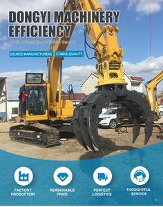 Escavatori a rotatore idraulico 360 rotazione 3300mm Max apertura a mascella SY335C SY375H SY395H SY415H SY485H Mini escavatori - Product Image 2