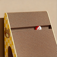 Grande Maison Verticale Intégrée Moderne de Luxe Écologique pour Chat, Durable, Anti-Débris, avec Griffoir et Jouet