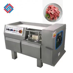 Automatische Vlees Cuber Kip Borstsnijmachine/Bevroren Vlees Dicer Kubus Snijmachine 500 ~ 600 Kg/u