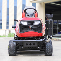 Tondeuse autoportée à rayon de braquage zéro avec siège à suspension, machine de coupe d'herbe commerciale pour jardin, conduite fluide