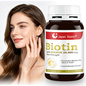 Suplemento de Biotina y Queratina de Marca Privada Shecome 20000mcg, Promueve la Salud del Cabello, la Piel y las Uñas, Suplemento Dietético de Biotina - Product Image 6