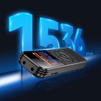 Dictaphone numérique portable mini enregistreur vocal nomade avec prise de son à 360 degrés, interface USB, format WAV, 30 heures d'enregistrement, en zinc
