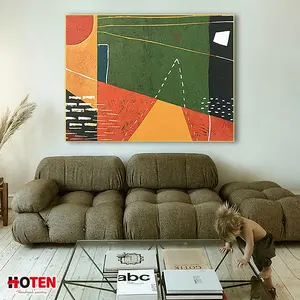 Orijinal el boyalı soyut sanat yağlıboya oturma odası modern basit dekoratif boyama büyük otel asılı boyama