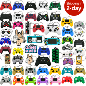 Chất Lượng Cao Xu Hướng Thời Trang PVC Keychain Phụ Kiện Bán Buôn Số Lượng Lớn Thép Không Gỉ Trò Chơi Điều Khiển Súng Máy Bay Chiến Đấu Cậu Bé Hoặc Cô Gái Quà Tặng - Product Image 1