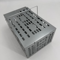 Piège à souris multi-captures sans cruauté, boîte à double porte, attrape-rongeurs continu en acier galvanisé, cage à rats sans tuer