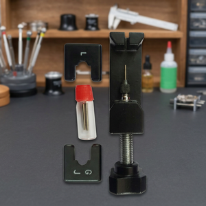 ชุดเครื่องมือเจาะเครื่องประดับ SUNTOOLS/STIPL พร้อมอุปกรณ์ถอดโซ่เหล็กแบบไม่สม่ำเสมอ 2 ระดับ สำหรับซ่อมนาฬิกา DIY - Product Image 5