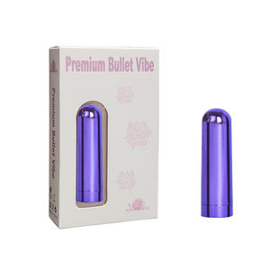 Premium IPX7 impermeabile vibratore proiettile 10 potenti modalità ABS con finitura metallizzata rosa/viola/oro USB ricaricabile - Product Image 6