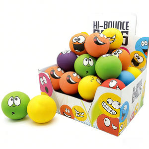 Palla Rimbalzante in Gomma Cava da 60mm Personalizzata, Giocattolo Antistress per Bambini - Product Image 4