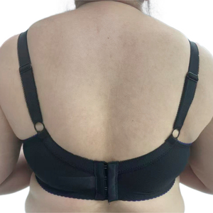 Sujetador con aros push-up floral translúcido ultrafino de talla grande para mujer con almohadilla frontal extraíble, transpirable y sin costuras - Product Image 5