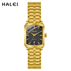 Envío Directo HALEI Nuevo Reloj de Cuarzo Original para Mujer, Resistente al Agua 3BAR, Correa de Acero Inoxidable, Elegante, Venta al por Mayor - Product Image 6