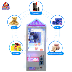 <span class=keywords><strong>Mini</strong></span> máquina de garra de juguete de lujo, máquina de juego de grúa de garra de Arcade que funciona con monedas para niños - Product Image 5