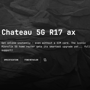 เราเตอร์ไร้สาย MikroTik Chateau 5G R17 Ax แบบดูอัลแบนด์ พร้อม WEP และ QoS - Product Image 4