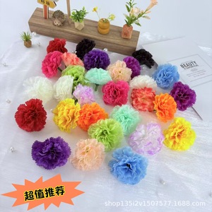 ดอกคาร์เนชั่นประดิษฐ์จากไหมสีส้ม ของตกแต่งงานฮาโลวีน ของตกแต่งงานแต่งงาน อุปกรณ์ประกอบฉากถ่ายภาพกลางแจ้ง ของตกแต่งบ้าน - Product Image 4