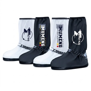 Copriscarpe <span class=keywords><strong>da</strong></span> <span class=keywords><strong>Pioggia</strong></span> Alti in PVC per <span class=keywords><strong>Uomo</strong></span>, Impermeabili, Morbidi, Antiscivolo, Rinforzati e Resistenti all'Usura per Giorni di <span class=keywords><strong>Pioggia</strong></span> - Product Image 1