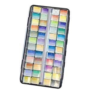 Usine Offre Spéciale Professionnel 48 Solider Aquarelle Peinture Ensemble Multicolore peintures - Product Image 1