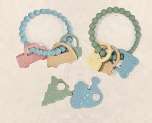 Jolis anneaux <span class=keywords><strong>de</strong></span> <span class=keywords><strong>dentition</strong></span> en silicone pour bébés 0-6 6-12 mois bébé jouets <span class=keywords><strong>de</strong></span> <span class=keywords><strong>dentition</strong></span> <span class=keywords><strong>anneau</strong></span> <span class=keywords><strong>de</strong></span> <span class=keywords><strong>dentition</strong></span> pour bébé garçons filles - Product Image 3