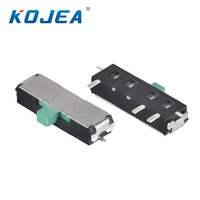 Commutateur de contact de porte coulissante à 3 positions, Terminal en aluminium, montage de panneau coulissant 2P2T, en PCB
