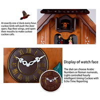 Jam Dinding Cuckoo Desain Abstrak Besi, Laris Manis Online, Mesin Quartz, Jam Alarm Ruang Tamu