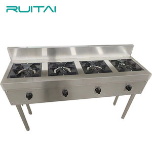 Ruitai thương mại thép không gỉ bếp <span class=keywords><strong>gas</strong></span> <span class=keywords><strong>4</strong></span>/6 đầu đốt với đánh lửa điện tử dễ dàng bảng cài đặt thiết bị nhà bếp - Product Image 1