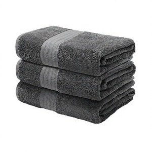Luxury Hotel <b>Bath</b> <b>Towel</b> <b>Sets</b> 100% Cotton Solid Color 70x140cm Compressed 800g GSM Soft Eco-Friendly Quick-Dry Plus Size Custom - Product Image 3