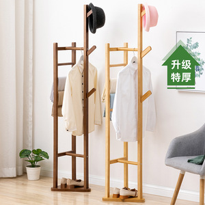 Simple floor-standing <b>clothes</b> <b>rack</b>, household <b>clothes</b> hanger, multi-functional floor stand, bedroom freestanding storage <b>rack</b> - Product Image 1