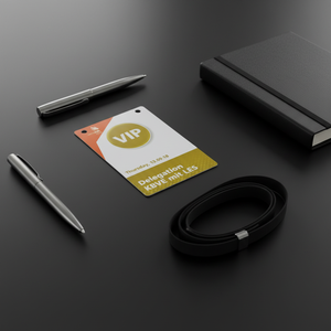 Carte d'identité en plastique pour événements, badge/<span class=keywords><strong>passe</strong></span> d'entrée avec interface de communication NFC RFID, fabrication sur mesure - Product Image 3