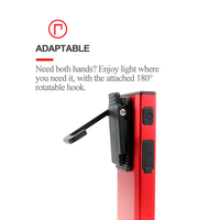 500 Lumen LED COB Work Flashlight USB Rechargeable Magnetic Nebo Slim Pocket Flashlight Work Light With Clip