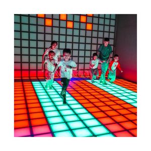 Juego Interactivo <span class=keywords><strong>Escape</strong></span> Active, Piso de Rejilla de Píxeles LED, Baldosas de 25 cm, Arena de Habitación, Activar Luz LED, Juegos de Piso Lava - Product Image 4