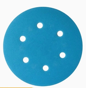 5 дюймов 125 мм, шлифовальная ткань, 60, 80, синий, смешанный абразивный крючок и петля, шлифовальная ткань, дисковые абразивные инструменты - Product Image 4