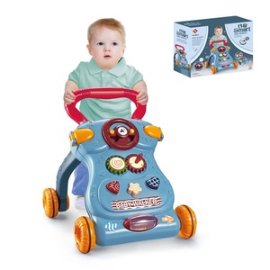 Factory direct multi-functional learning toy baby walker educational baby trolley for kids