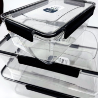 Großhandel transparente Aufbewahrung boxen und-behälter in Lebensmittel qualität Luftdichte Aufbewahrung behälter für die Küche