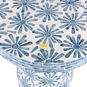 Table basse en nacre incrustée, meubles vintage en nacre, table basse en nacre incrustée en provenance du Vietnam - Product Image 2