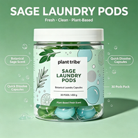 Capsules de lessive hydrosolubles Sage : Nettoyage en profondeur, parfum longue durée, protection des vêtements