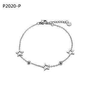Amy Amy Star <b>Charm</b> Bracelet 925 Silver Chain Minimalist Women's Everyday Wear - Product Image 4