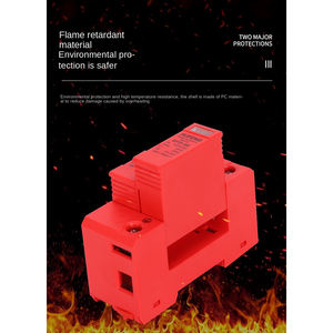 Dispositivo <span class=keywords><strong>di</strong></span> protezione contro le sovratensioni PV T2 SPD 20kA 40KA 60ka 80ka 500V 600V 800V 1000V 1p 2p 3 4p per sistema Pv - Product Image 5