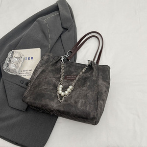 Sacs à bandoulière de luxe pour femmes avec logo personnalisé de haute qualité Sacs fourre-tout en PU élégants et épais à la mode à bas prix avec poche zippée - Product Image 6