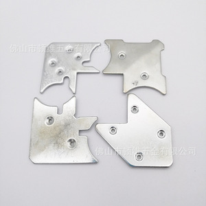 Supports d'angle en aluminium autonomes 62 mm x 35 mm x 2,5 mm durables pour portes, fenêtres et décoration intérieure - Product Image 5