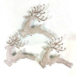 <b>Christmas</b> <b>Tree</b> Ornaments Fawn Elk Spotted Deer Accessories Bell Pendants Plastic Beaded Multiple Sizes <b>Modern</b> Minimalist - Product Image 4