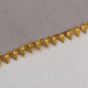 DIYコスチューム裁縫25MM 9 <span class=keywords><strong>m</strong></span>編組スパンコールレーストリミングゴールド生地レースDancewewwareメタリックタッティングトリムレース - Product Image 4