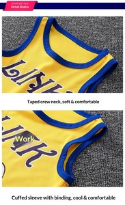 Nouvel ensemble <span class=keywords><strong>de</strong></span> vêtements <span class=keywords><strong>de</strong></span> sport <span class=keywords><strong>pour</strong></span> enfants, garçons et filles, débardeur à manches courtes, short, maillot <span class=keywords><strong>de</strong></span> <span class=keywords><strong>basket</strong></span>-ball, vêtements d'entraînement d'été, polyester, dessin animé - Product Image 3