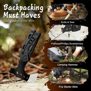 Vente chaude : Kit de survie multi-outils 16 en 1 pour le camping en plein air et la chasse, avec marteau, pinces et hache tactique de survie - Product Image 4
