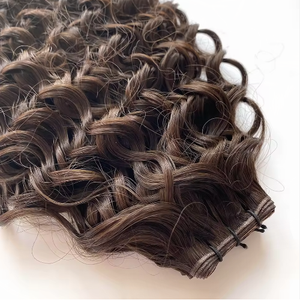 Fournisseur de perruques en gros, cheveux vietnamiens naturels, cheveux humains véritables vietnamiens, brun, grandes vagues, dentelle haute définition, perruques à trame - Product Image 1