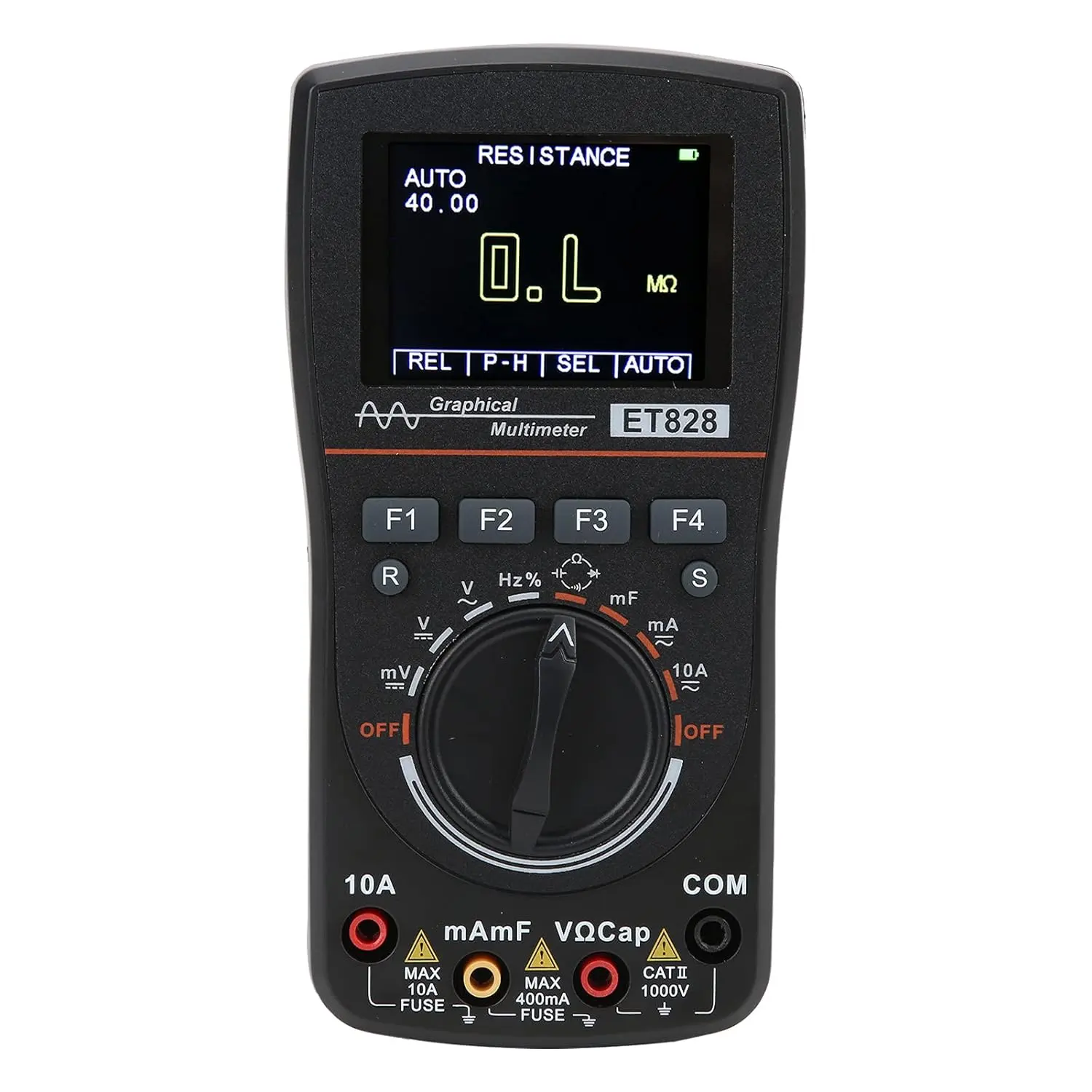 Aissmartlink ET828 osiloskop Multimeter, 1MHz genggam tampilan Digital osiloskop penguji multifungsi 2.5Msps