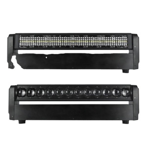 Nuovo arrivo 10W RGBW 4-in-1 luce a testa mobile 2 barre a fascio frontale <span class=keywords><strong>effetto</strong></span> parete stroboscopica 12 pezzi per spettacoli IP20 LED 100% impermeabile - Product Image 1