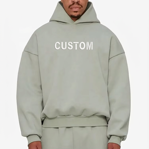 Felpe e Pantaloni Personalizzati Unisex Oversize in Cotone 500GSM, Abbigliamento Maschile di Design - Product Image 1
