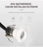 Mini Spot Light 1w Encastré Fixe Rond 3000k Trou 14mm Ip65 Anti-éblouissement Petite Led Down Light